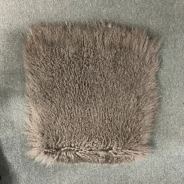 Lady Luxury Mongolian Sheep Fur Coats Winter Thick Warm Crop Jacket Natural Fur Coats Women  Mongolian Sheep Fur -series - WGLUVF