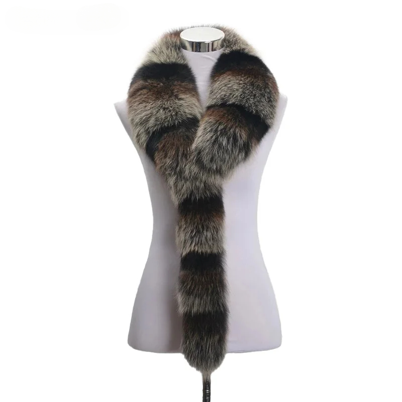 Genuine leather warm scarf - WGLUVF