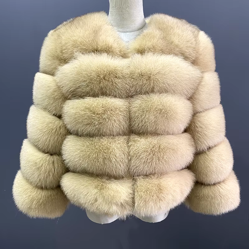 Classics Short fox fur coat WG-50/50 - WGLUVF