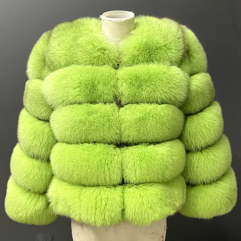 Classics Short fox fur coat WG-50/50 - WGLUVF