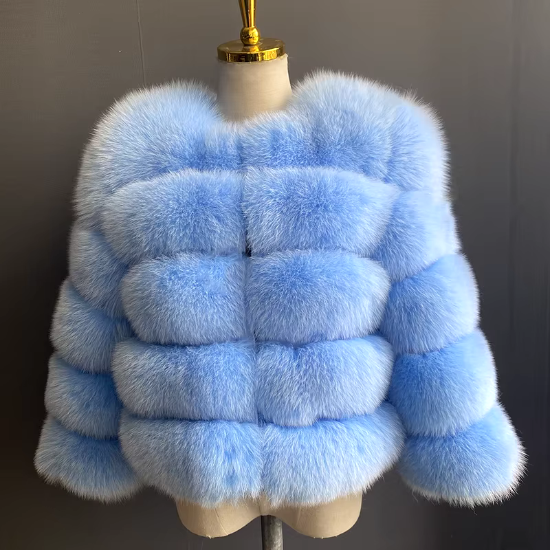 Classics Short fox fur coat WG-50/50 - WGLUVF