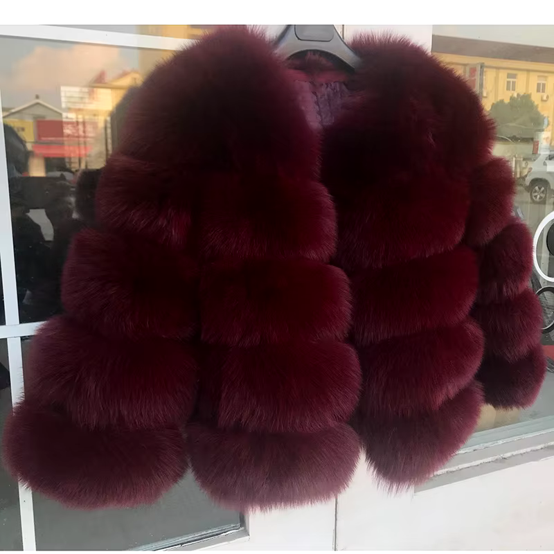 Classics Short fox fur coat WG-50/50 - WGLUVF