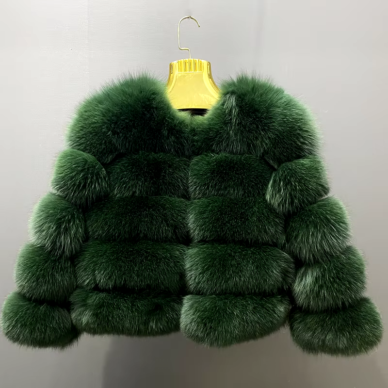 Classics Short fox fur coat WG-50/50 - WGLUVF