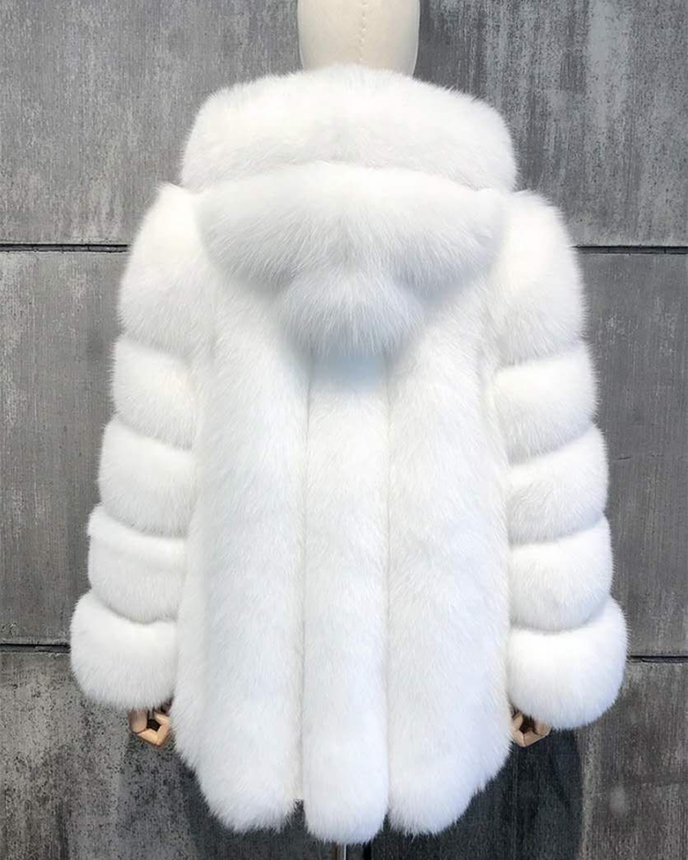 Fox vertical hooded jacket - WGLUVF