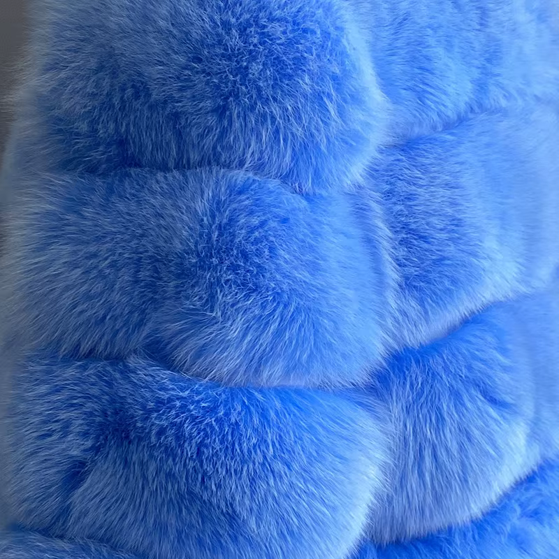 Fashion Winter Real Fox Fur Jacket Hat Oversized Hood Fur Fox Jacket Home Casual High Street Popular - WGLUVF