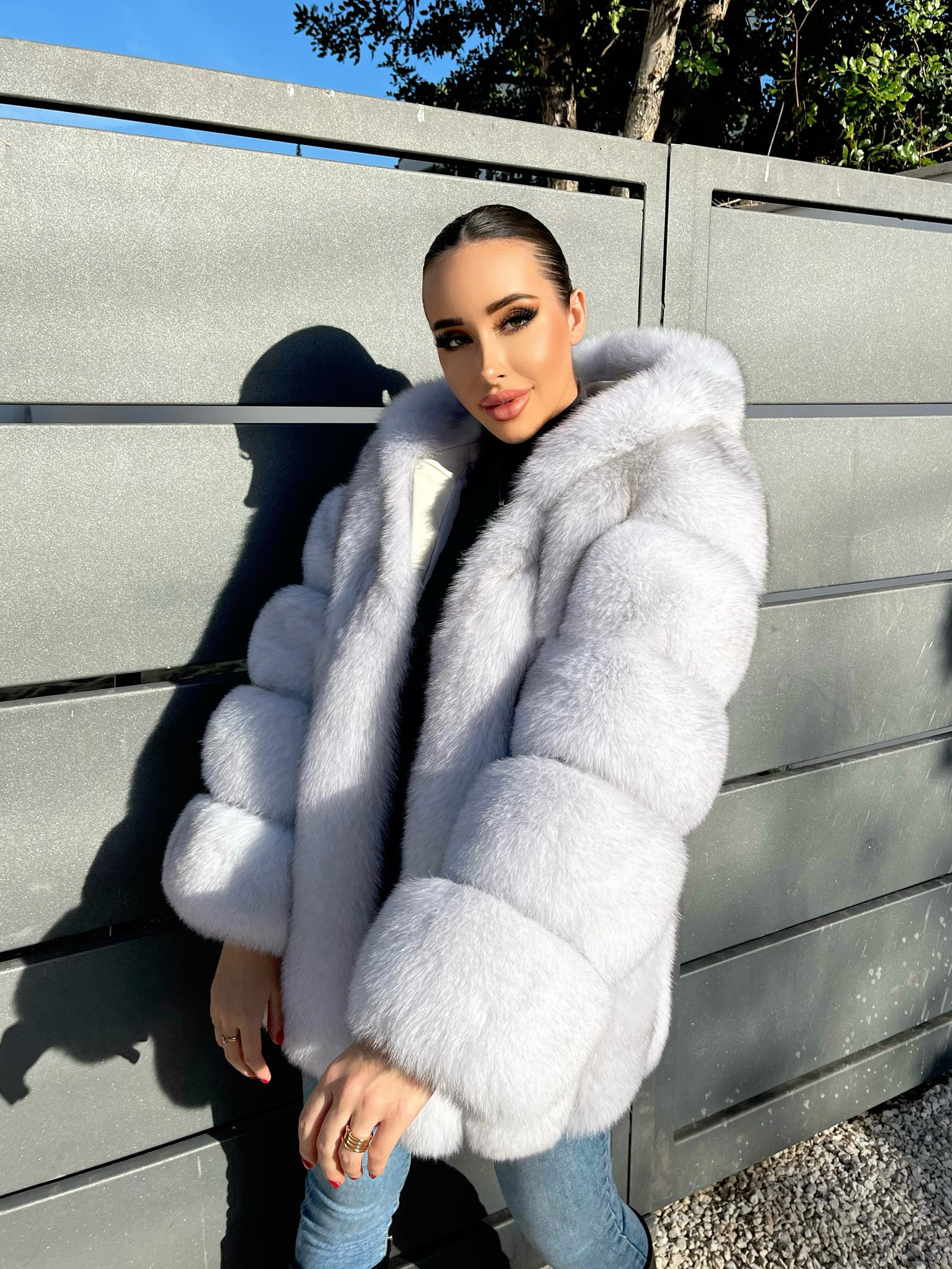 Fox vertical hooded jacket - WGLUVF