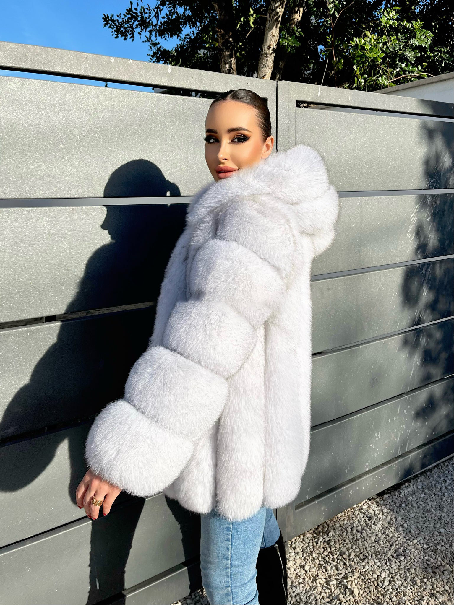 Fox vertical hooded jacket - WGLUVF