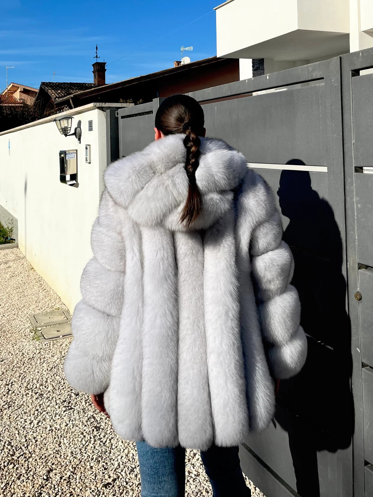 Fox vertical hooded jacket - WGLUVF