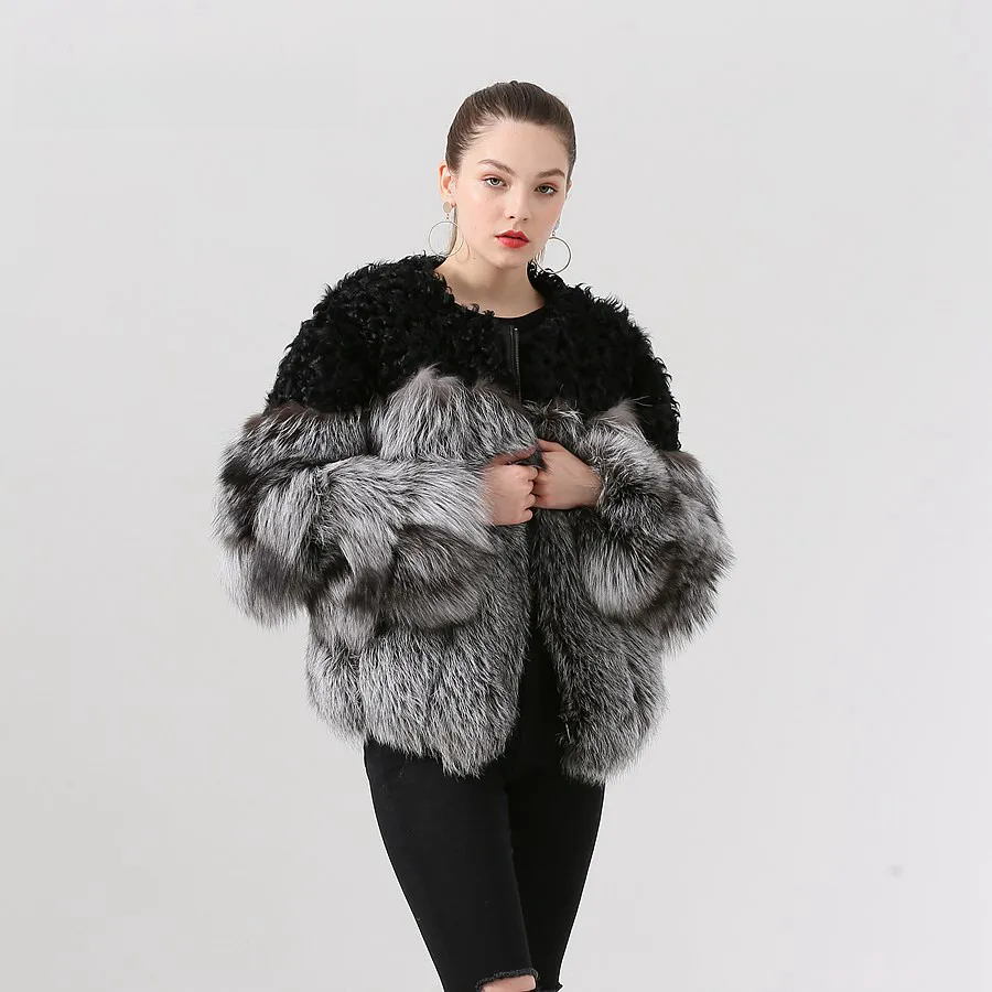 Mongolian wool+silver fox - WGLUVF