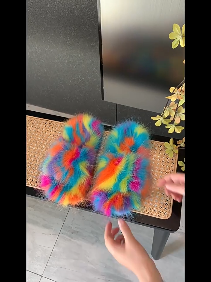 Spicy girl's hairy casual shoes - WGLUVF