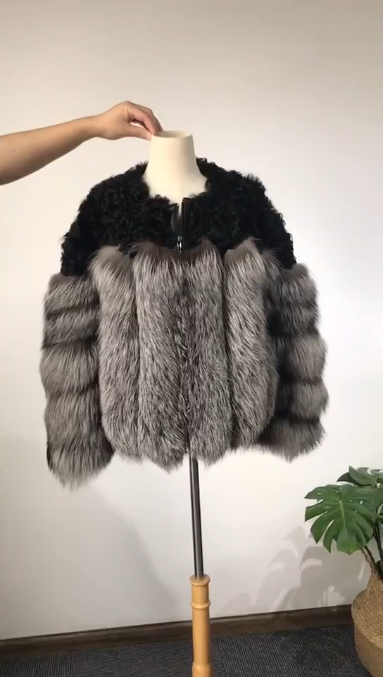 Mongolian wool+silver fox - WGLUVF