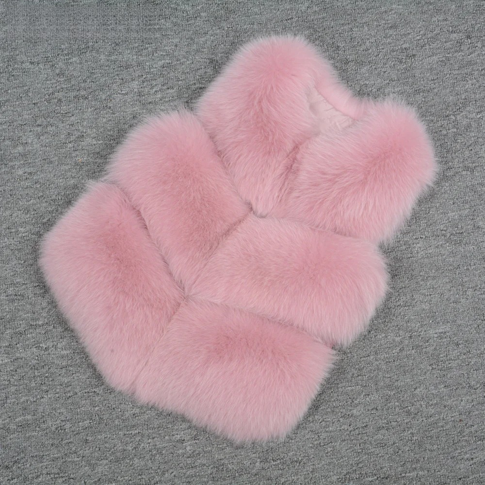 Short Real Fashion Lady Natural Fox Fur WG-STVT58-45 - WGLUVF