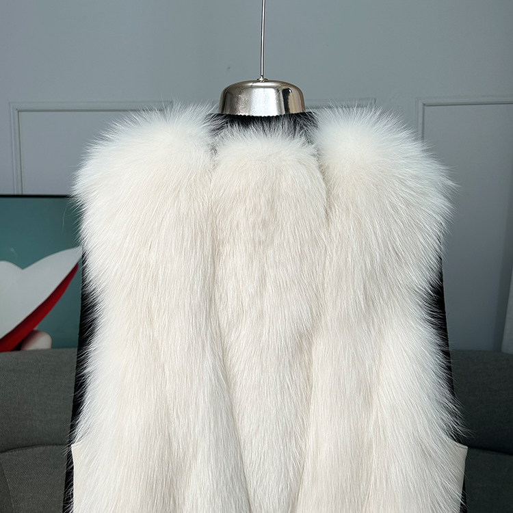 Princess Series - Short Butterfly Princess Fox Fur Vest - WGLUVF