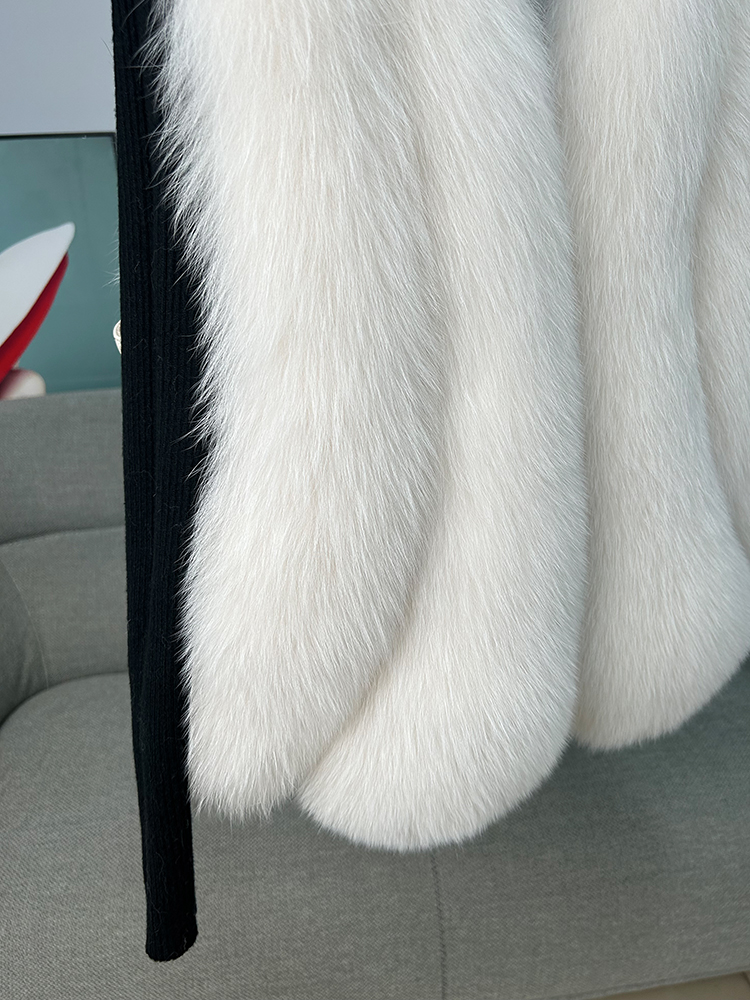 Princess Series - Short Butterfly Princess Fox Fur Vest - WGLUVF