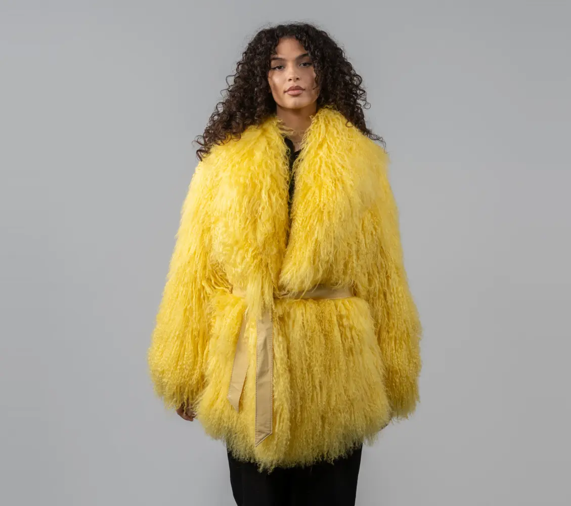 Mongolian sheepskin jacket adjustment - WGLUVF