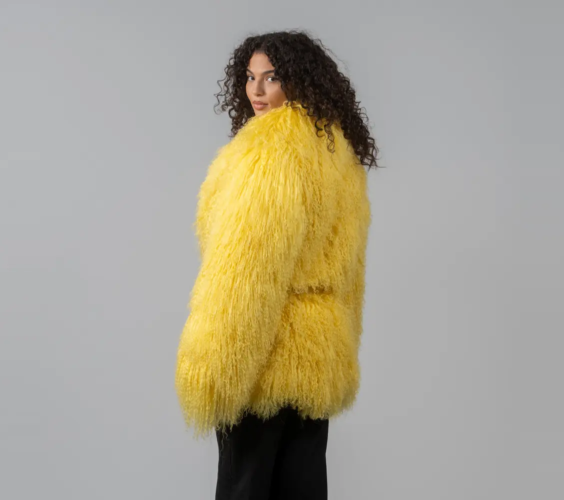 Mongolian sheepskin jacket adjustment - WGLUVF