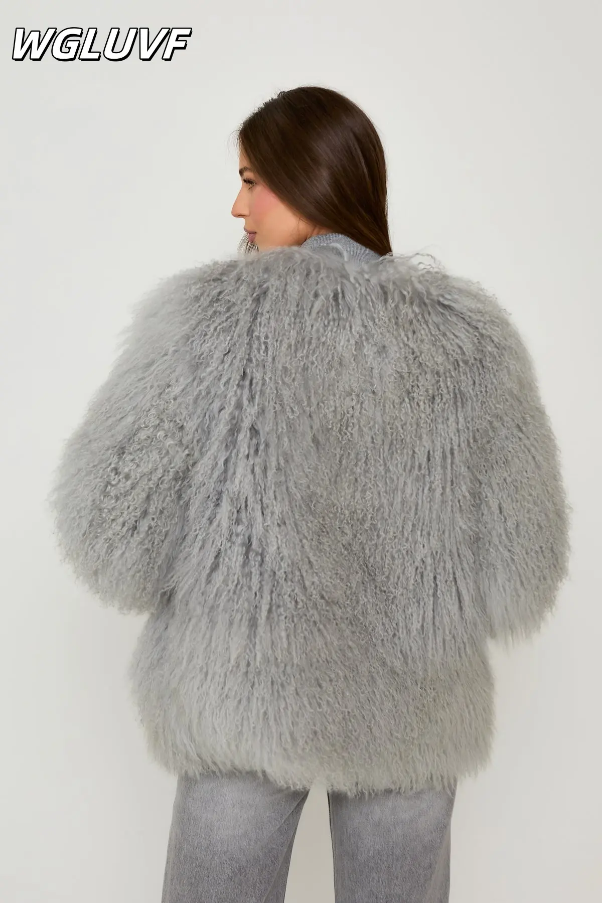 Mongolian lamb wool women's clothing - WGLUVF