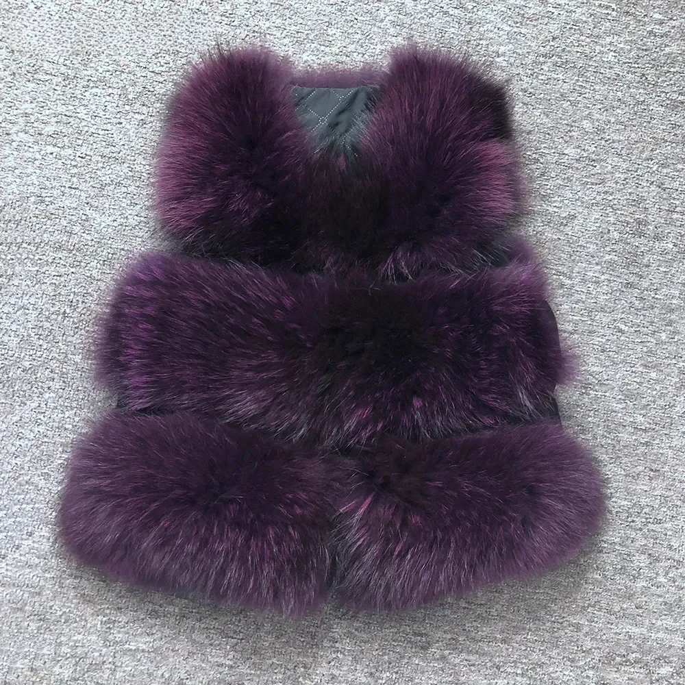 Raccoon fur vsst short 3 rows 45cm WG-racoon45/3 - WGLUVF