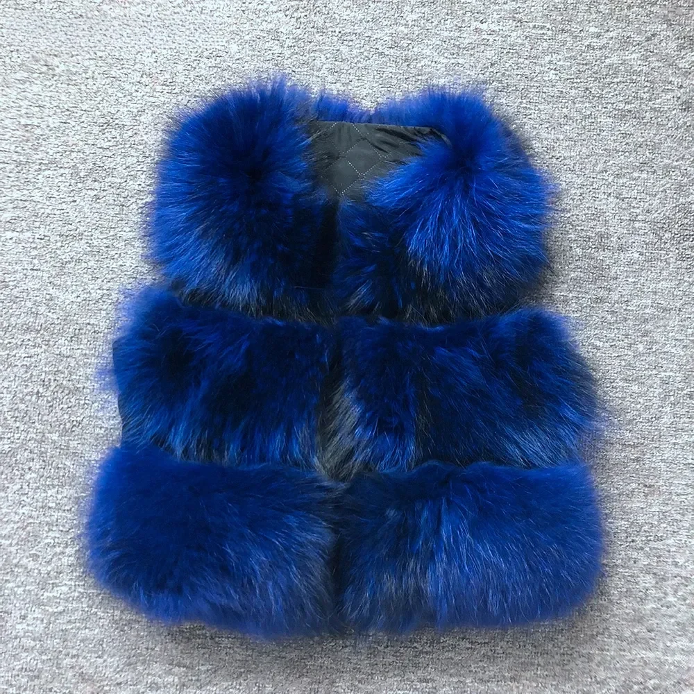 Raccoon fur vsst short 3 rows 45cm WG-racoon45/3 - WGLUVF