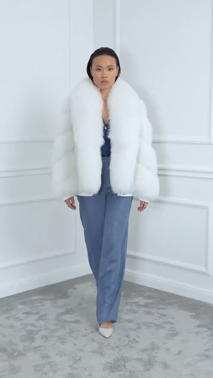 White Fox Short Jacket - WGLUVF