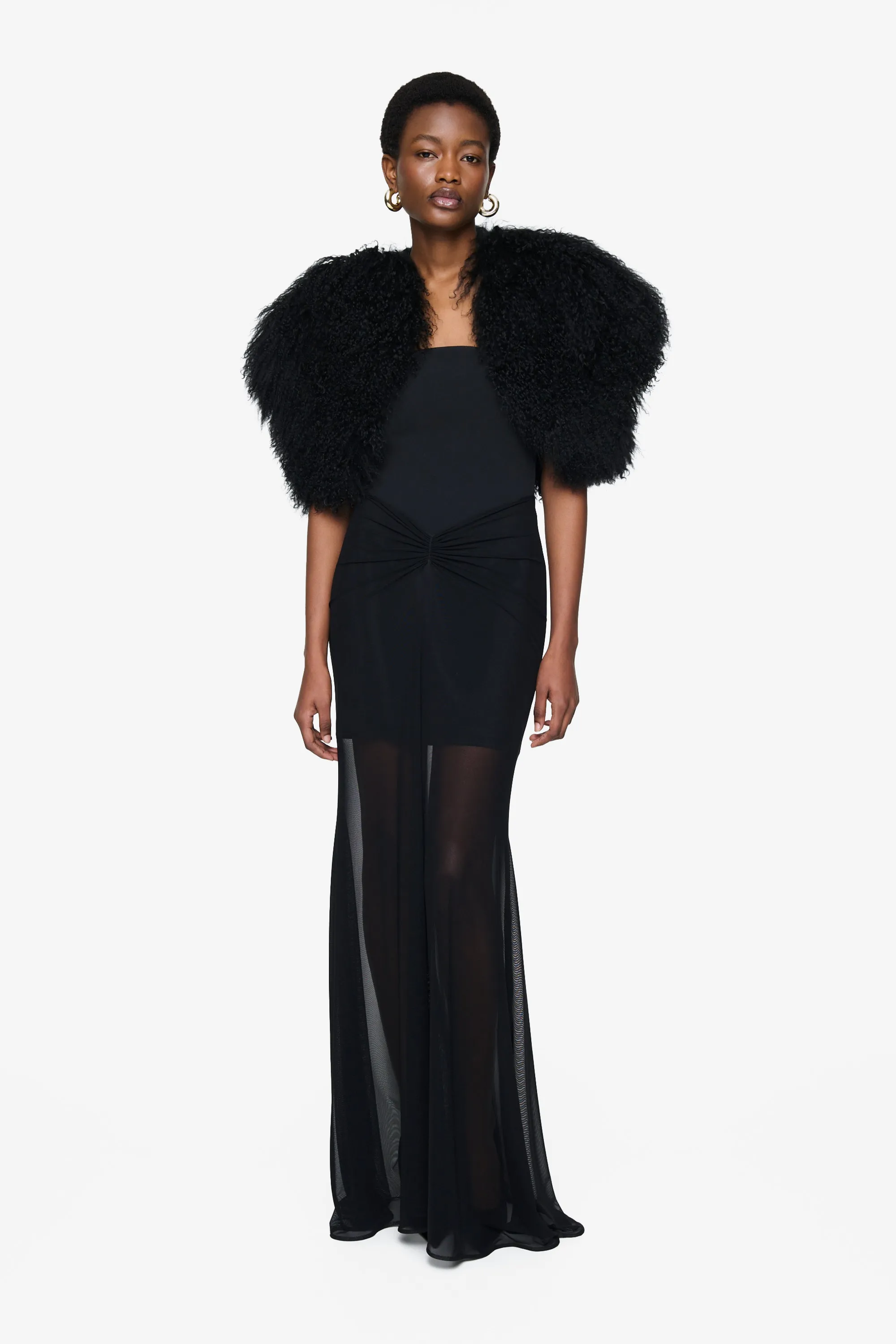 Mongolian Tan sheep perfectly cut Tan sheep shawl - WGLUVF