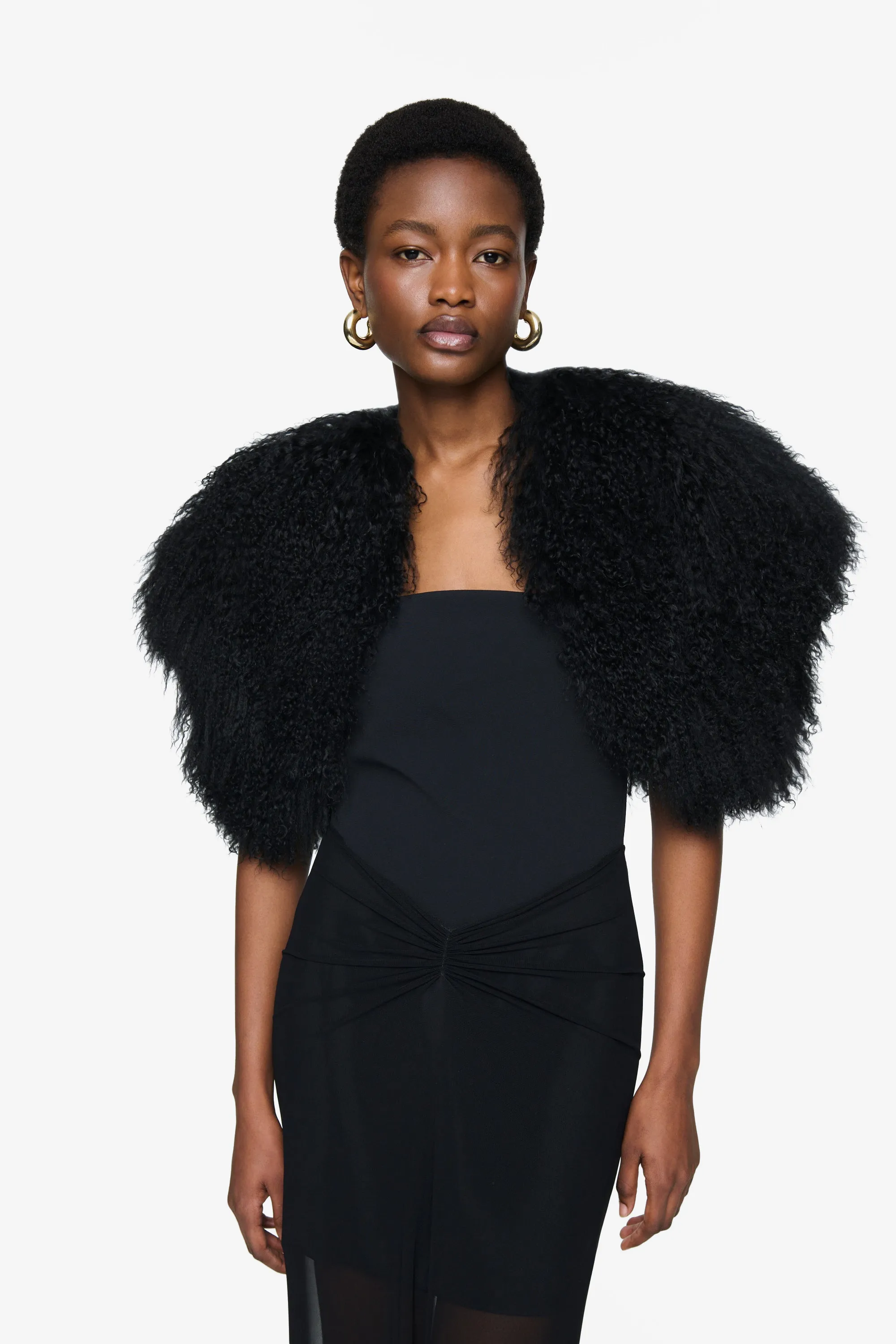 Mongolian Tan sheep perfectly cut Tan sheep shawl - WGLUVF