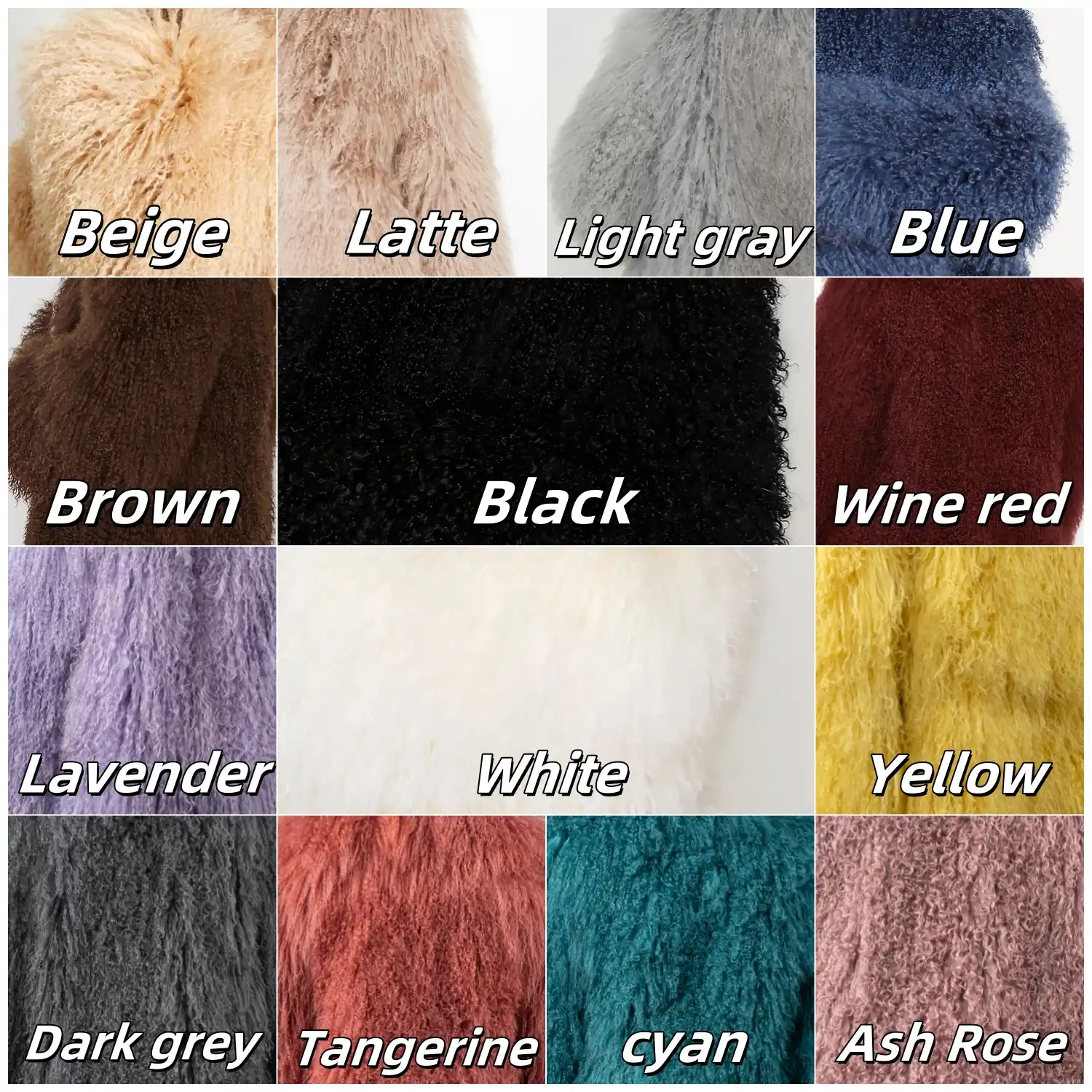 Mongolian Tan sheep perfectly cut Tan sheep shawl - WGLUVF