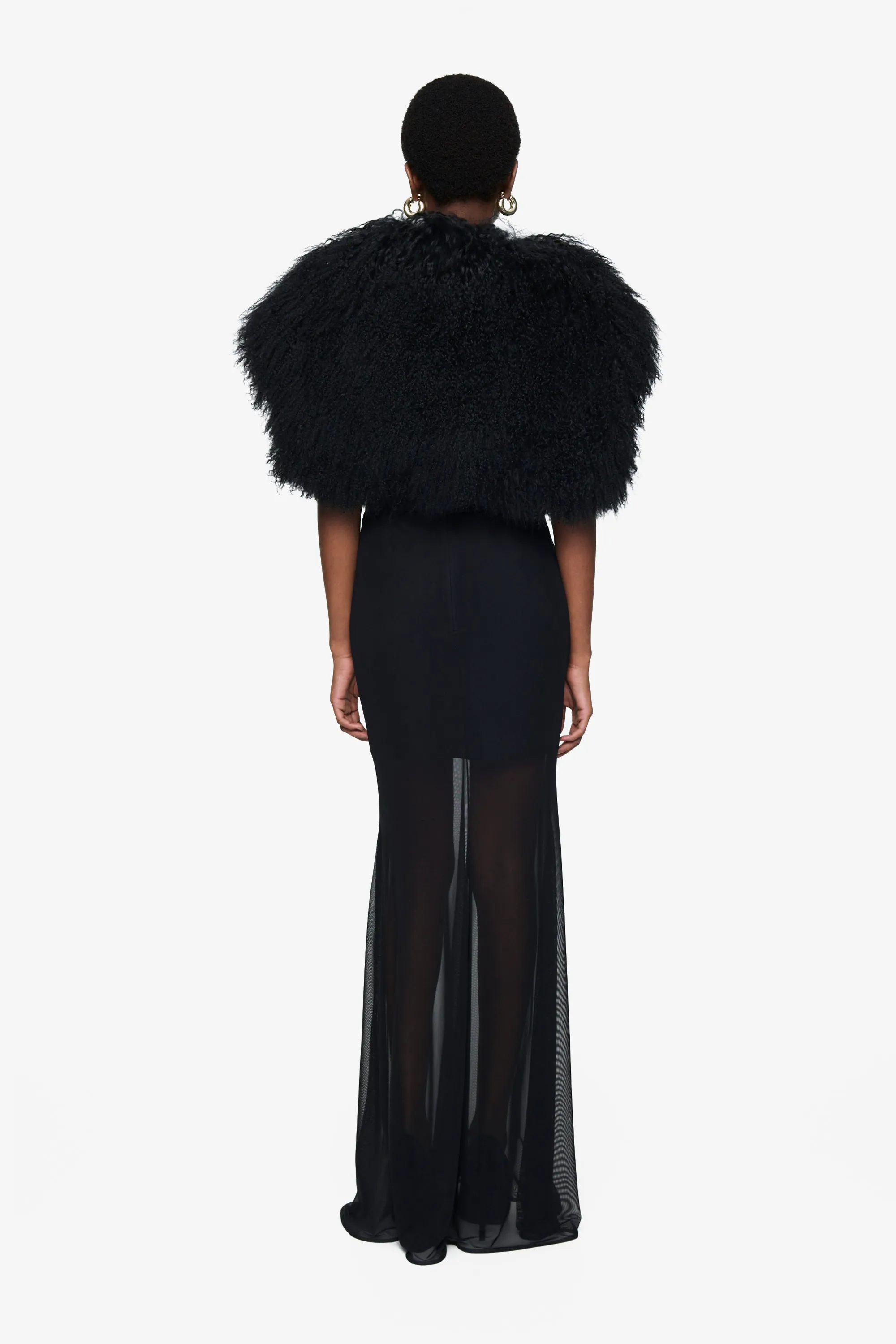 Mongolian Tan sheep perfectly cut Tan sheep shawl - WGLUVF