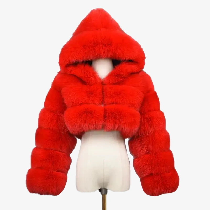 Fox fur short windproof hat - WGLUVF