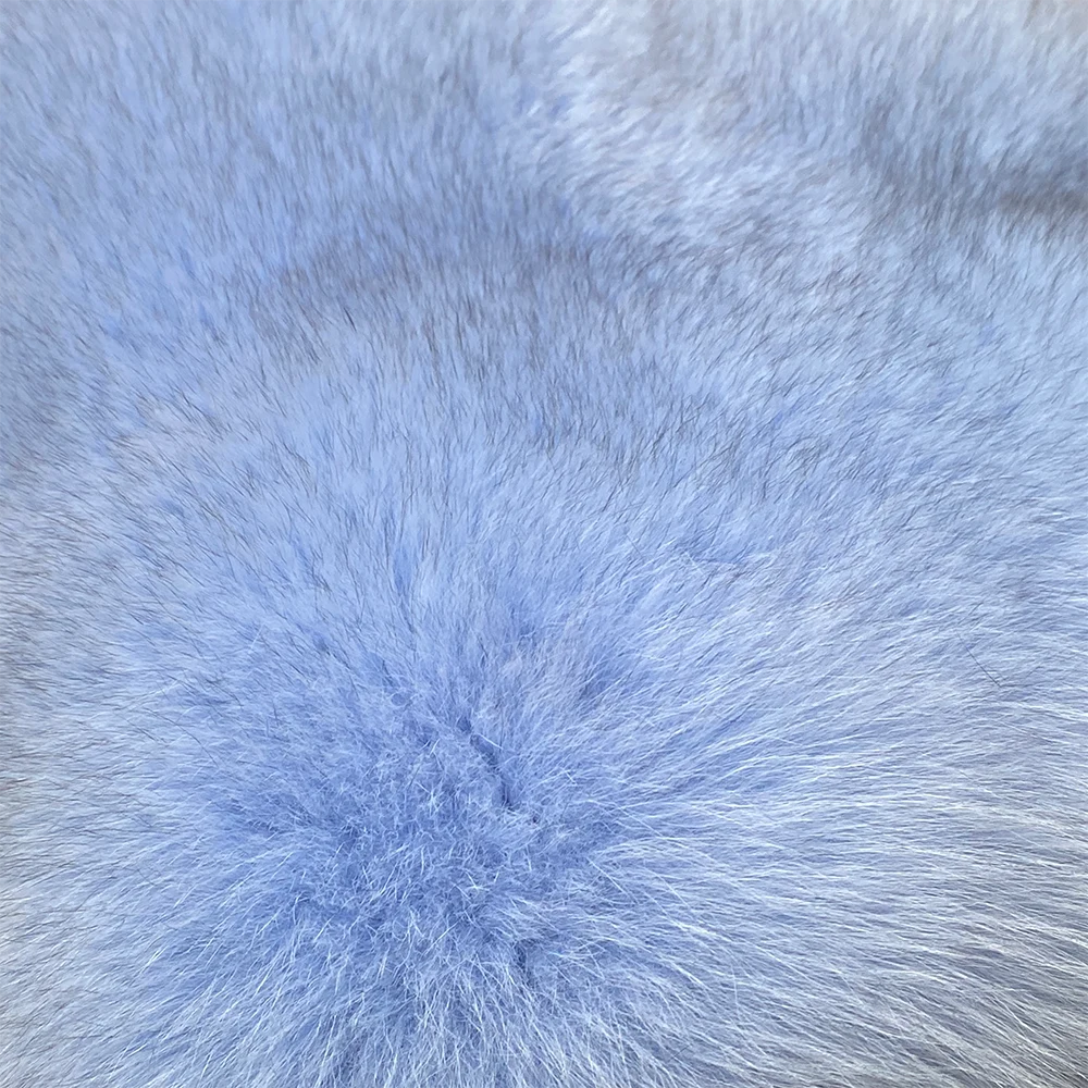 Winter Fashion Elastic Headband Fox Fur Headwear Racccoon Fur Women's Fluffy Real Fur Band - WGLUVF