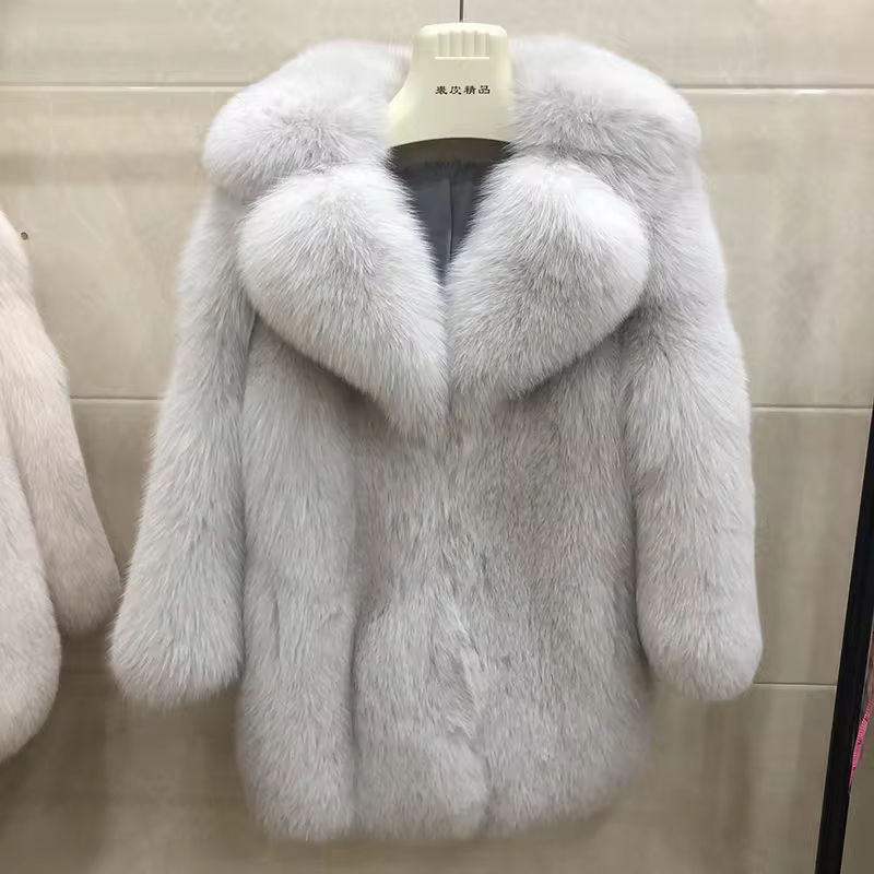 Whole leather fur coat - WGLUVF
