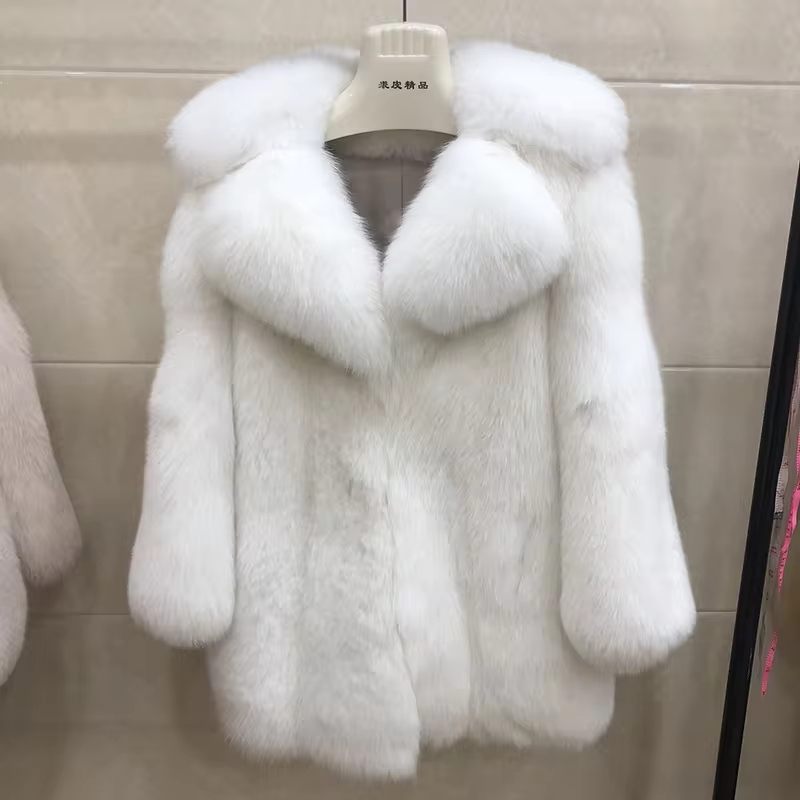 Whole leather fur coat - WGLUVF