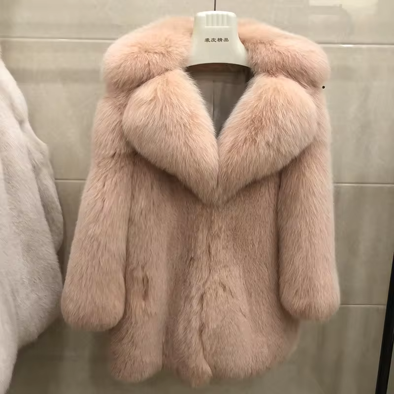 Whole leather fur coat - WGLUVF