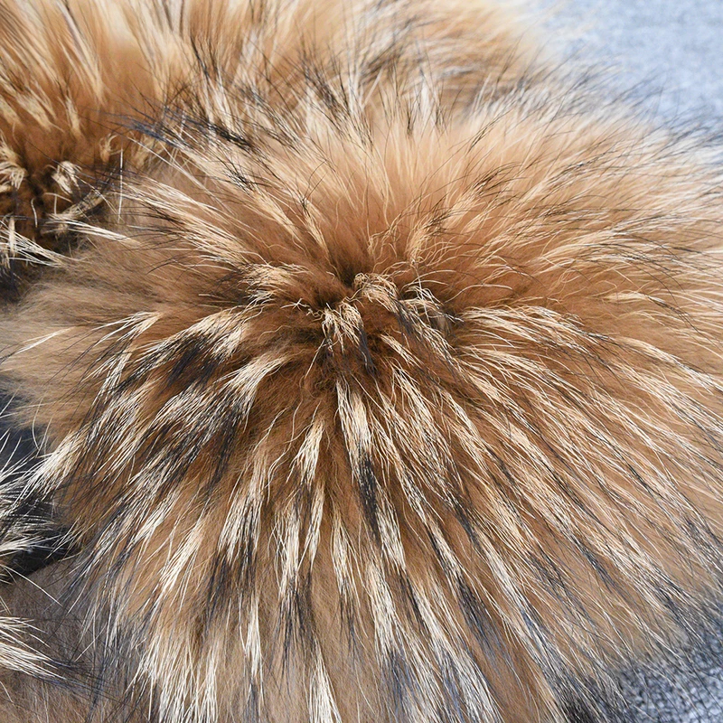 Short Real Fashion Lady Natural Raccoon Fur vest WG-STVT45-45 - WGLUVF