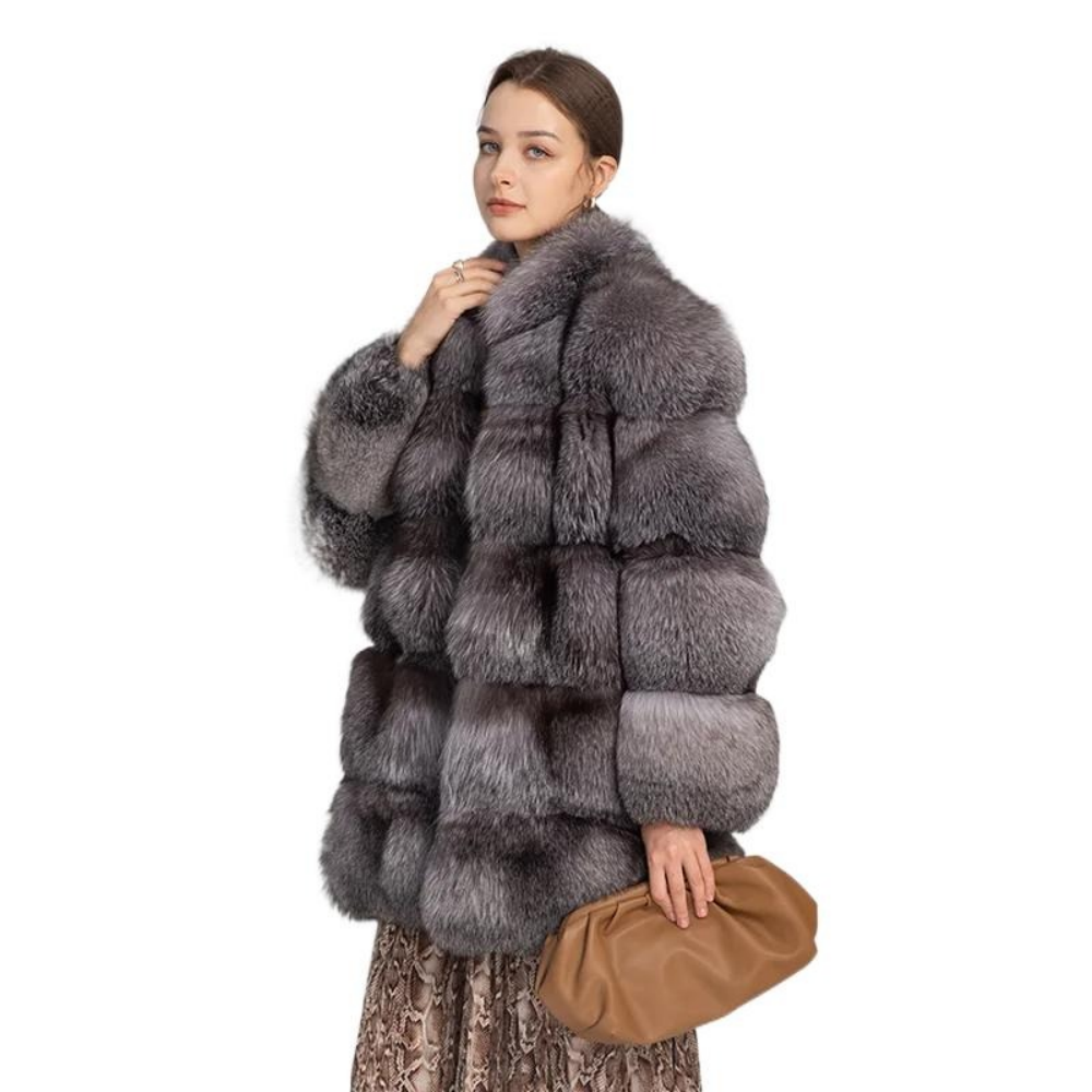 Silver Fox Queen series luxury fur perfectly enhances your temperament