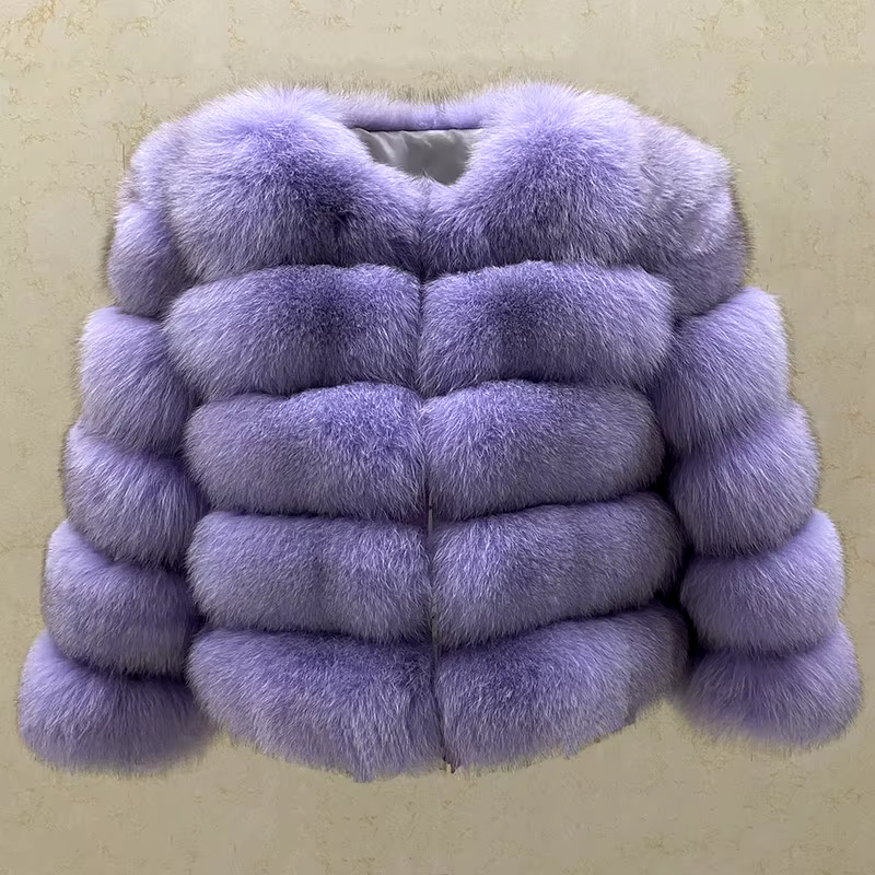 Classics Short fox fur coat WG-50/50 - WGLUVF