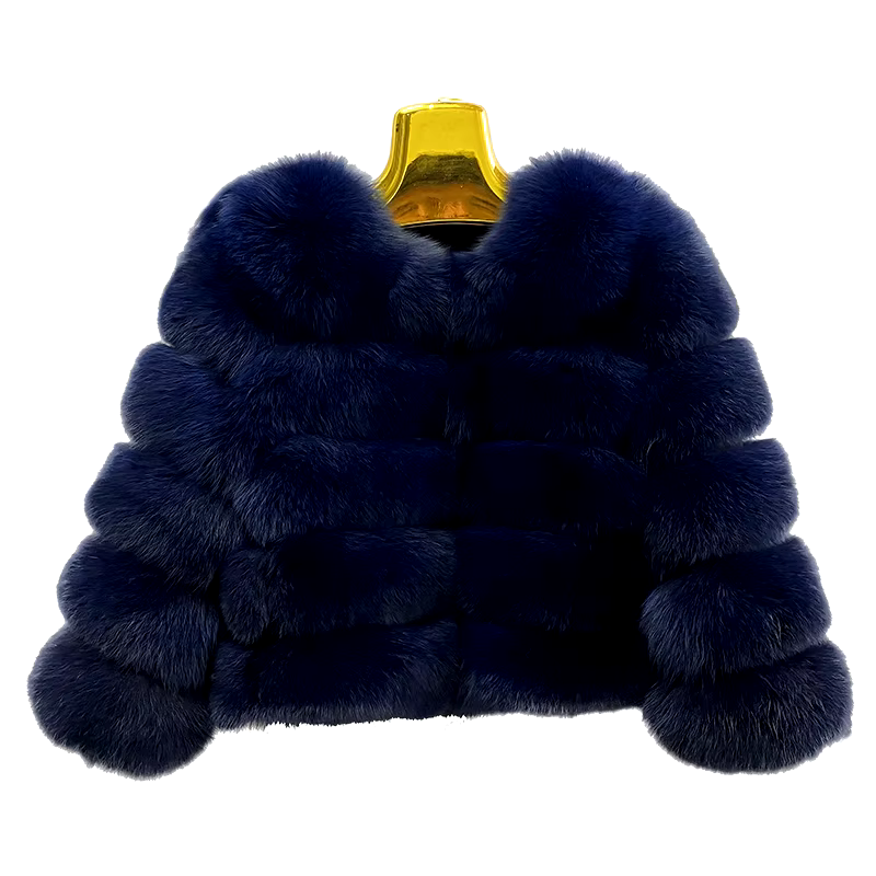 Classics Short fox fur coat WG-50/50 - WGLUVF