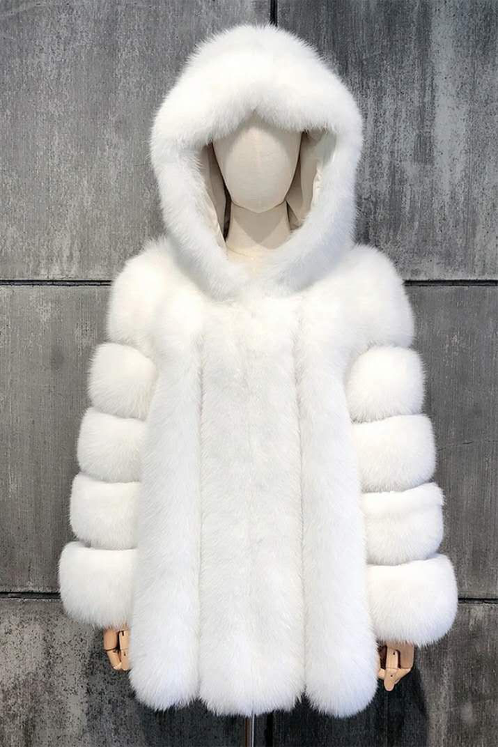 Fox vertical hooded jacket - WGLUVF