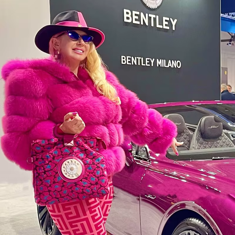 Fashion Winter Real Fox Fur Jacket Hat Oversized Hood Fur Fox Jacket Home Casual High Street Popular - WGLUVF