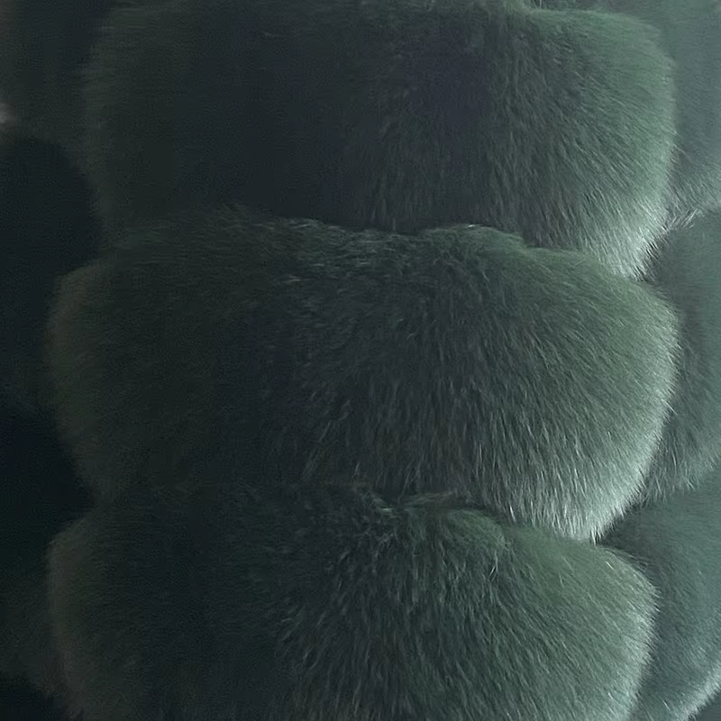 Fashion Winter Real Fox Fur Jacket Hat Oversized Hood Fur Fox Jacket Home Casual High Street Popular - WGLUVF