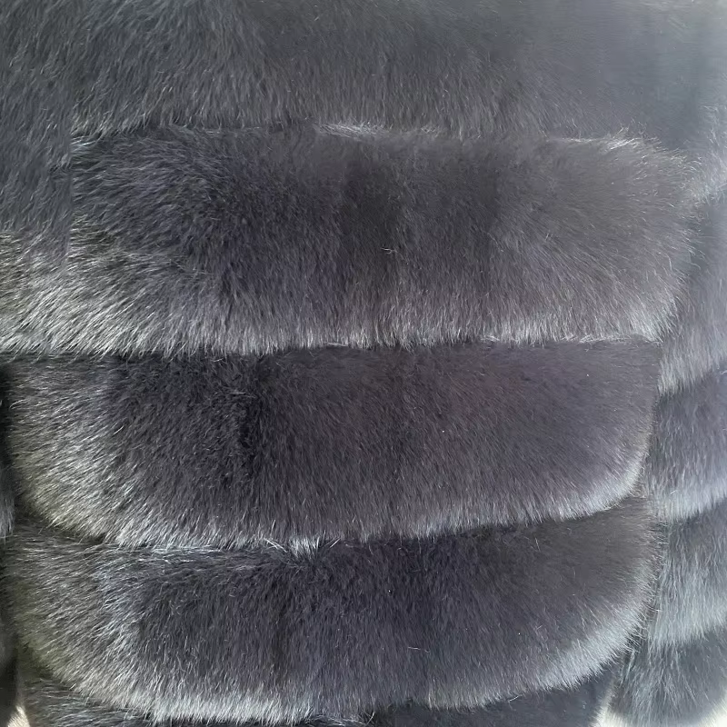 Fashion Winter Real Fox Fur Jacket Hat Oversized Hood Fur Fox Jacket Home Casual High Street Popular - WGLUVF