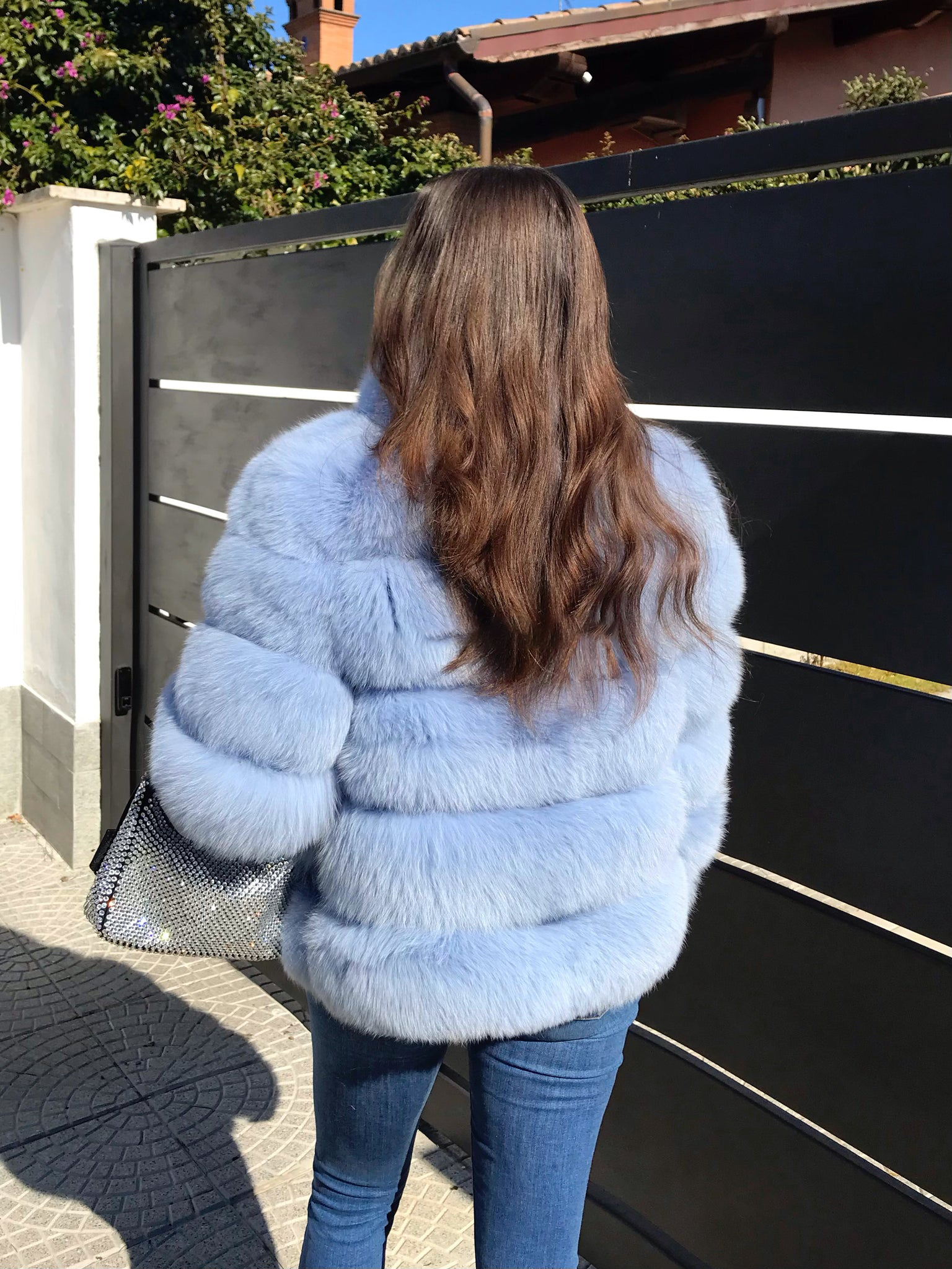 Winter women's jacket real fox fur coat stand collar coat real fox fur WGLUVF fur - WGLUVF