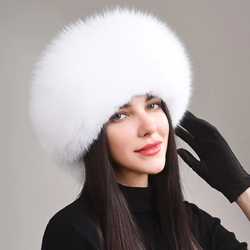 Fox Skin Female Bombing Hat - WGLUVF