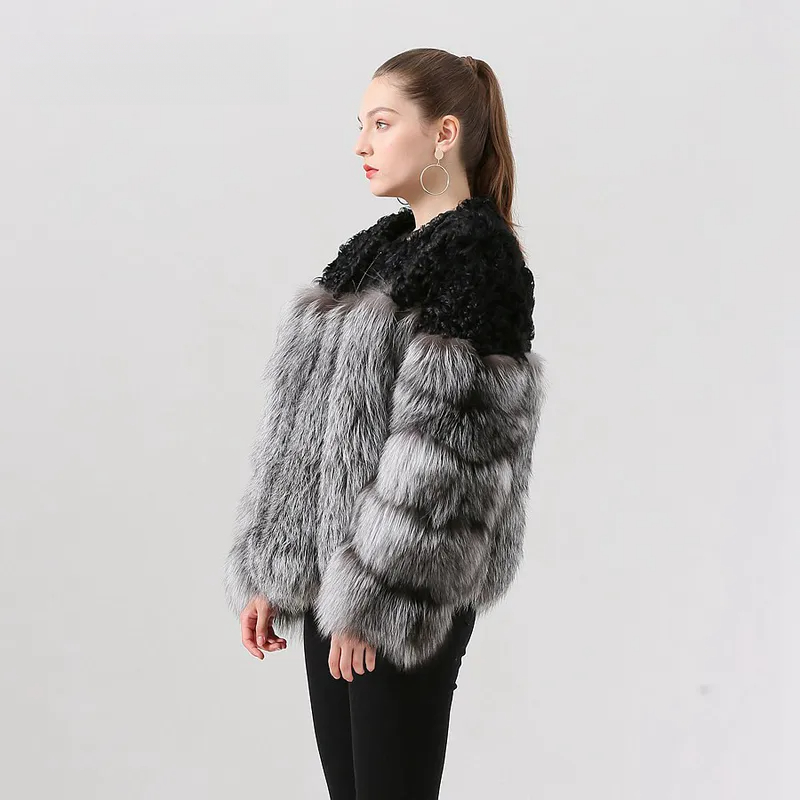 Mongolian wool+silver fox - WGLUVF