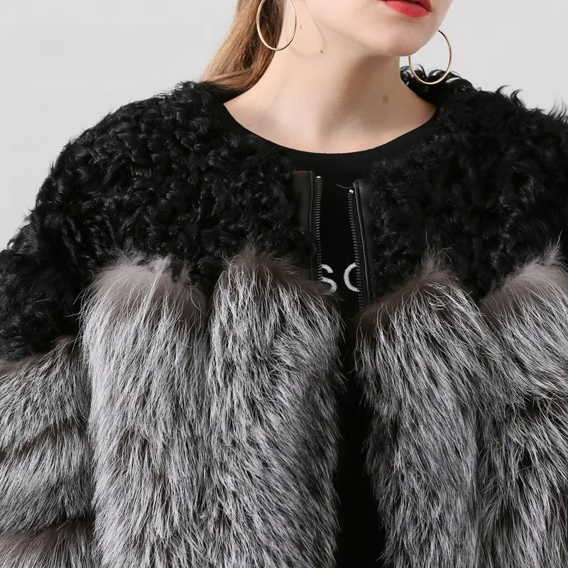 Mongolian wool+silver fox - WGLUVF