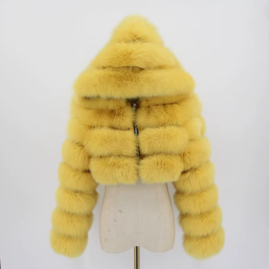 Fox short long sleeved hat jacket - WGLUVF