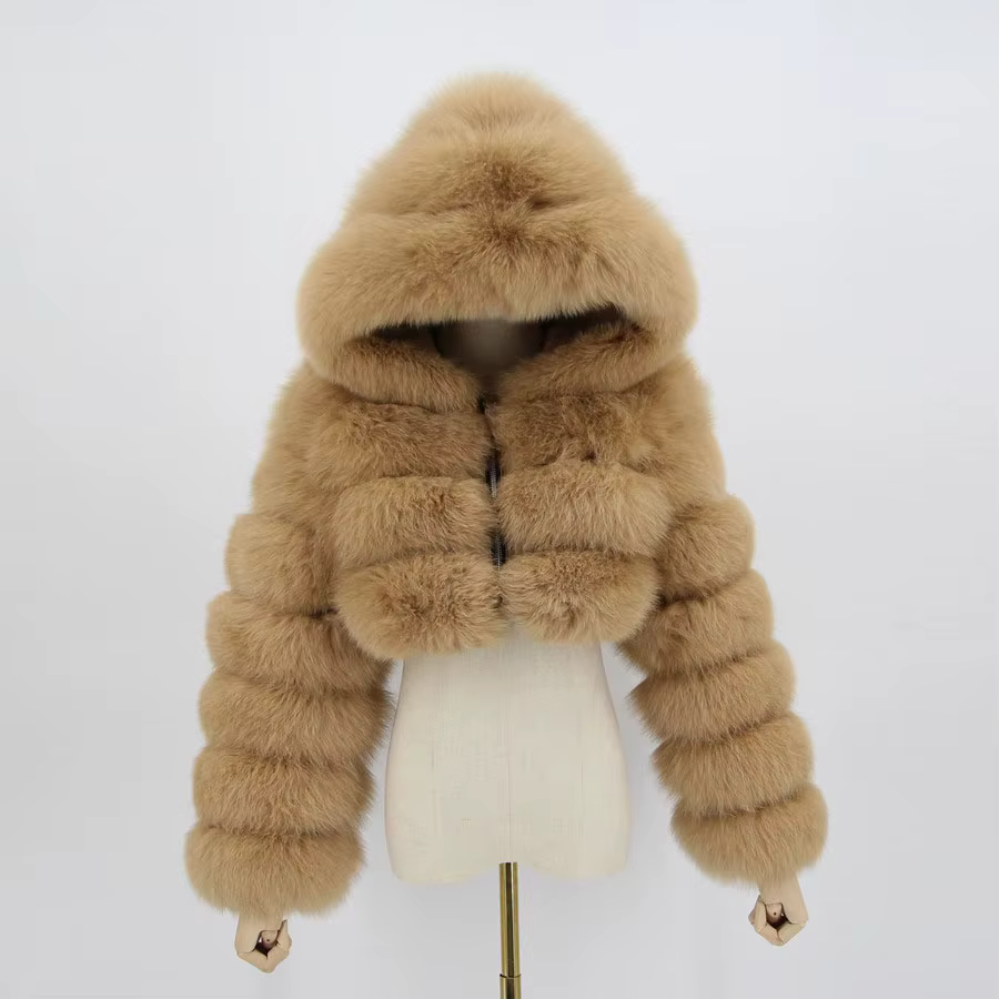 Fox short long sleeved hat jacket - WGLUVF