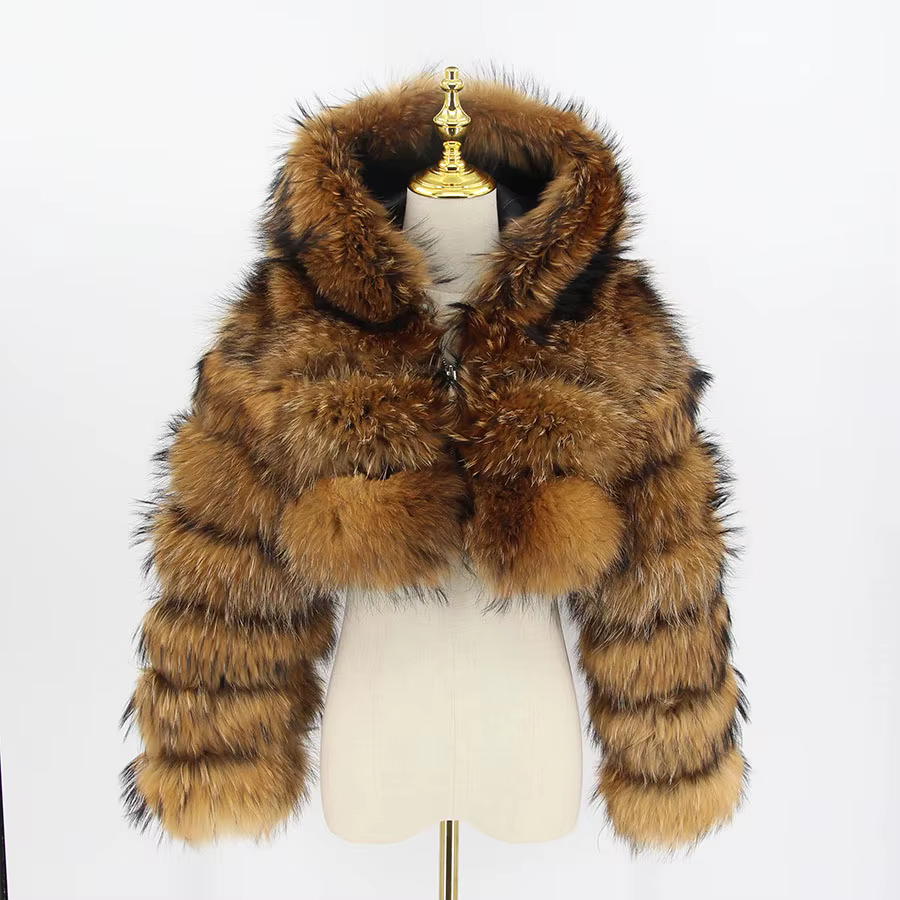 Fox short long sleeved hat jacket - WGLUVF