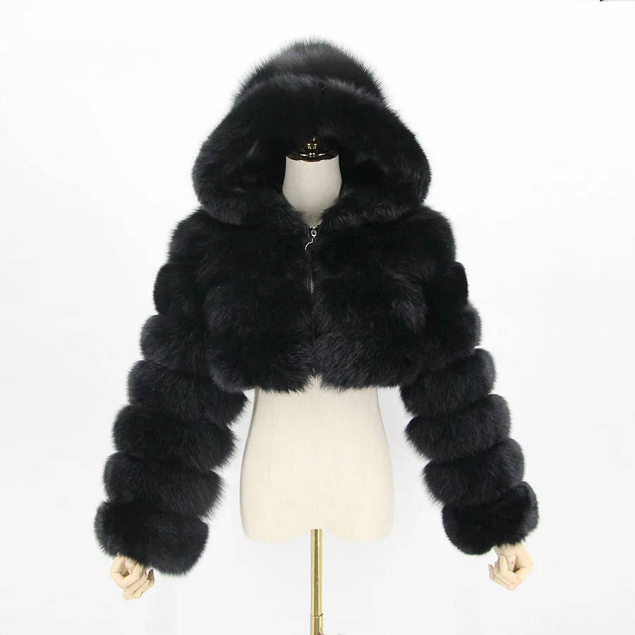 Fox short long sleeved hat jacket - WGLUVF