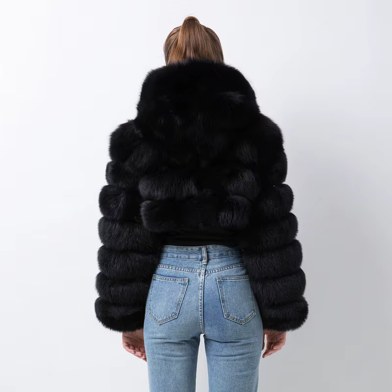 Fox short long sleeved hat jacket - WGLUVF